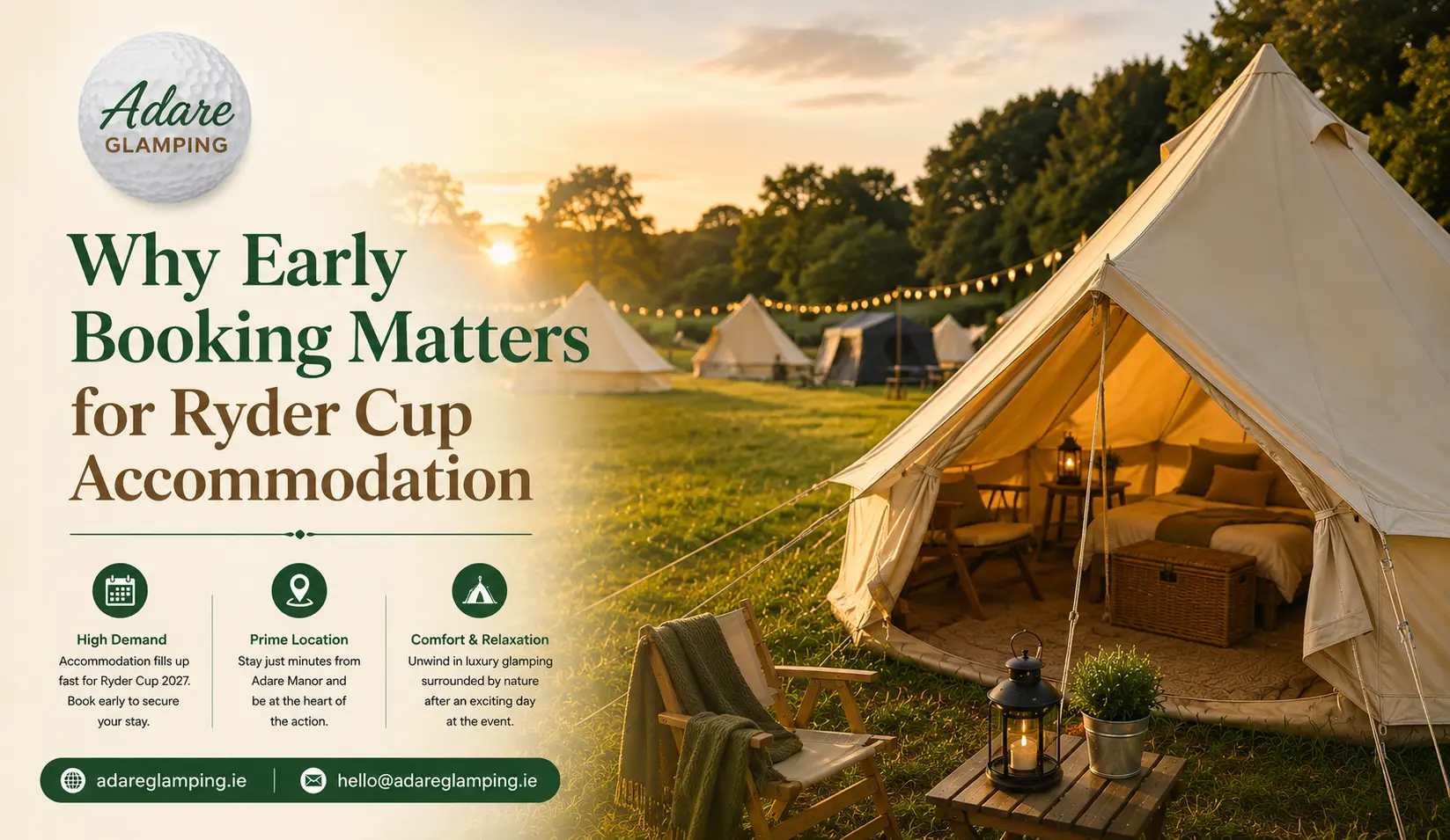 why early booking matters for ryder cup accommodation why early booking matters for ryder cup accommodation